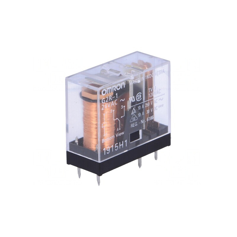 Releu Electromagnetic SPDT 24VAC 10A | Electronic-mag.ro | Componente Electronice