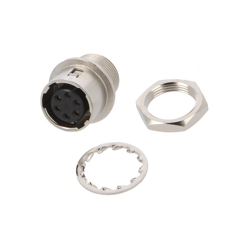Conector Circular HR10 Push-Pull Soclu Argintat 2A Lipire | Electronic-mag.ro | Componente Electronice