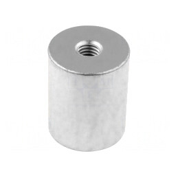 Magnet Neodim Ø8mm H20mm Oțel M3