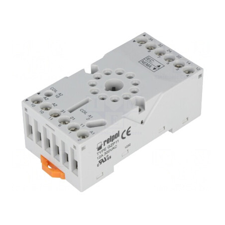 Stativ pentru șină DIN R15, 10A 250VAC | Electronic-mag.ro | Componente Electronice