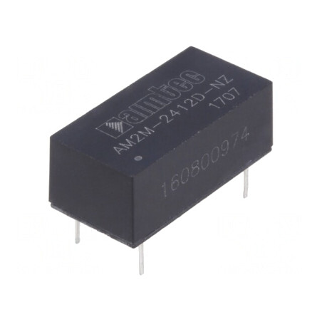 Convertor DC/DC 2W 24V la 12V/-12V | Electronic-mag.ro | Componente Electronice