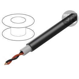 Cablu Difuzor 2x4mm² OFC Negru Izolație Dublă