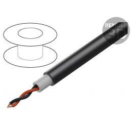Cablu Difuzor 2x4mm² OFC Negru Izolație Dublă | Electronic-mag.ro | Componente Electronice