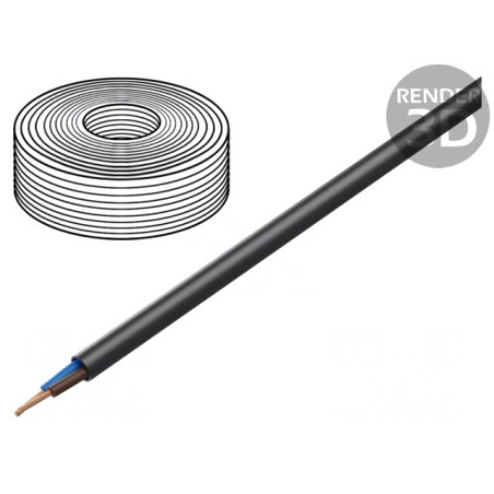 Cablu Electric Negru 2x6mm2 TITANEX H07RN-F | Electronic-mag.ro | Componente Electronice