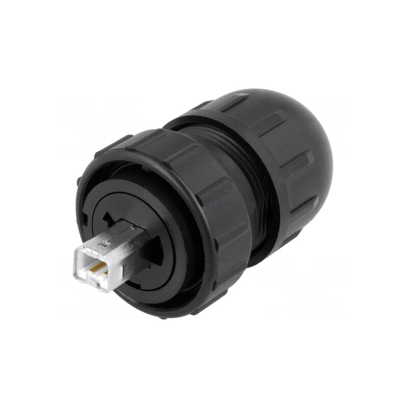 Mufă USB B pe cablu USB 2.0 IP67/IP68 | Electronic-mag.ro | Componente Electronice