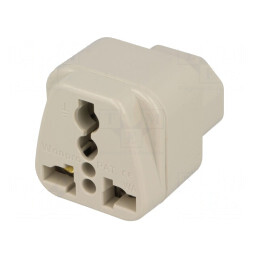 Adaptor Alimentare Alb C13 10A 250VAC | Electronic-mag.ro | Componente Electronice
