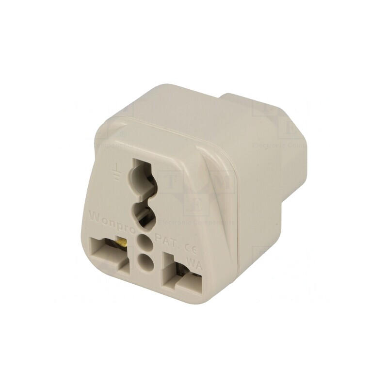 Adaptor Alimentare Alb C13 10A 250VAC | Electronic-mag.ro | Componente Electronice