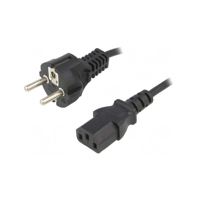 Cablu Alimentare 3m Negru 3x0.75mm2 CEE 7/7 la IEC C13 | Electronic-mag.ro | Componente Electronice Cablu Alimentare 3m Negru 3x0.75mm2 CEE 7/7 la IEC C13 | Electronic-mag.ro | Componente Electronice