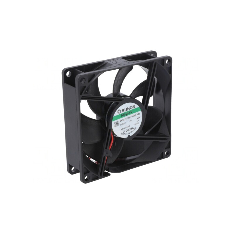 Ventilator DC Axial 24V 92x92x25mm 76.45m3/h 32dBA | Electronic-mag.ro | Componente Electronice