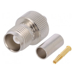 Mufă TNC Mamă Drept 50Ω Crimpat pe Cabluri KX15 RG58C/U | Electronic-mag.ro | Componente Electronice