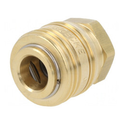 Conector rapid alamă 38mm 0-35bar G 1/8 1000l/min | Electronic-mag.ro | Componente Electronice