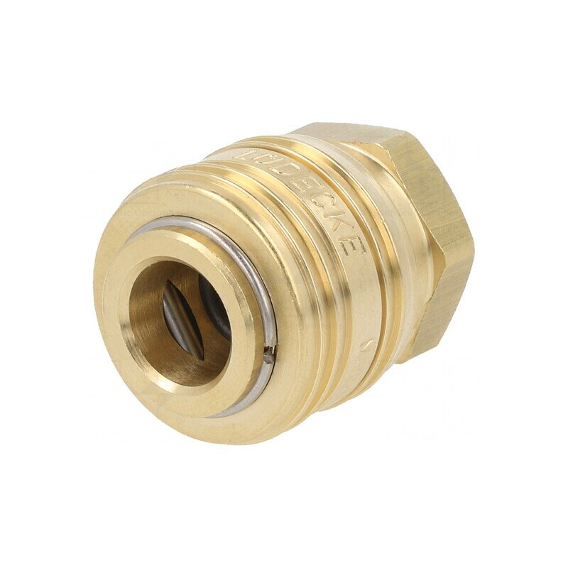 Conector rapid alamă 38mm 0-35bar G 1/8 1000l/min | Electronic-mag.ro | Componente Electronice