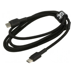 Cablu USB-C Negru 1.2m 480Mbps | Electronic-mag.ro | Componente Electronice