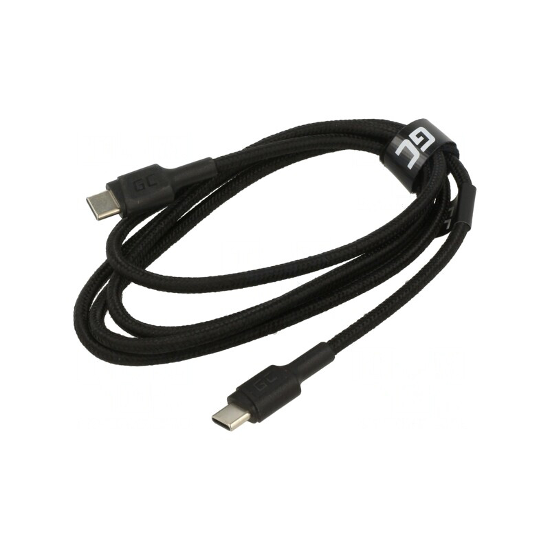 Cablu USB-C Negru 1.2m 480Mbps | Electronic-mag.ro | Componente Electronice