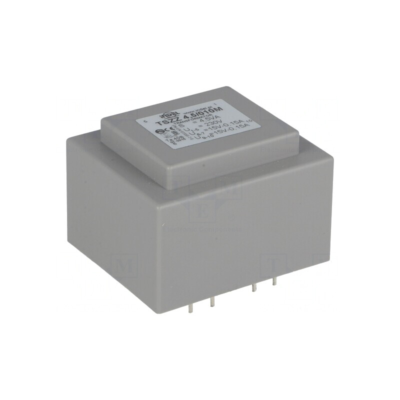 Transformator încapsulat 4,5VA 230VAC 15V 150mA | Electronic-mag.ro | Componente Electronice Transformator încapsulat 4,5VA 230VAC 15V 150mA | Electronic-mag.ro | Componente Electronice
