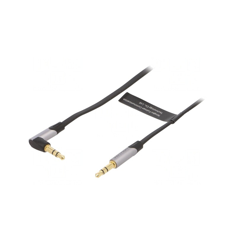 Cablu Audio Jack 3.5mm Unghi 5m Negru | Electronic-mag.ro | Componente Electronice