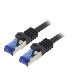 Patch Cord Negru S/FTP Cat 6a 3m LSZH | Electronic-mag.ro | Componente Electronice
