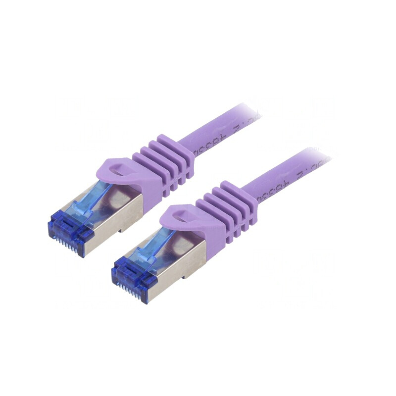 Patch Cord S/FTP Cat 6a LSZH Violet 3m | Electronic-mag.ro | Componente Electronice Patch Cord S/FTP Cat 6a LSZH Violet 3m | Electronic-mag.ro | Componente Electronice