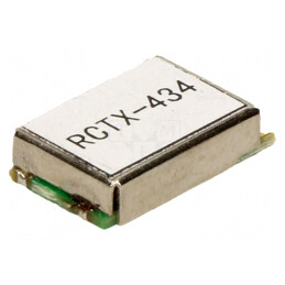 Emițător RF AM ASK OOK 433,92MHz 4-12VDC 11dBm SMD