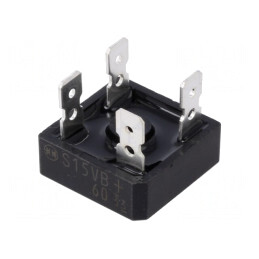 Punte Redresoare Monofazată 600V 15A | Electronic-mag.ro | Componente Electronice