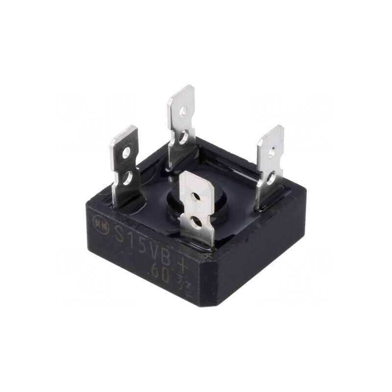 Punte Redresoare Monofazată 600V 15A | Electronic-mag.ro | Componente Electronice Punte Redresoare Monofazată 600V 15A | Electronic-mag.ro | Componente Electronice