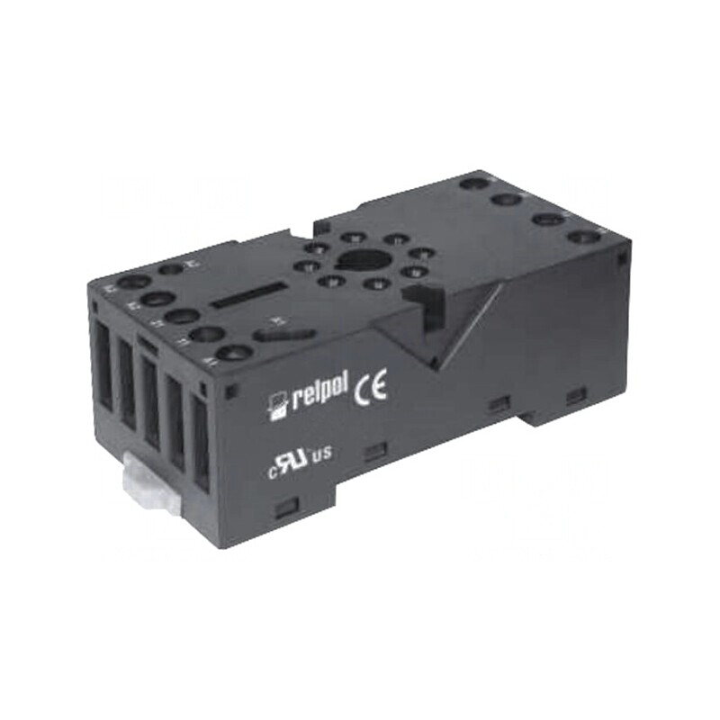 Stativ pe panou pentru șină DIN 8 10A 250VAC Serie R15 | Electronic-mag.ro | Componente Electronice Stativ pe panou pentru șină DIN 8 10A 250VAC Serie R15 | Electronic-mag.ro | Componente Electronice
