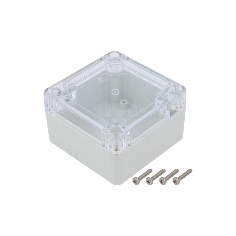 Carcasă Universală 75x75x45mm cu Bucșă din Alamă | Electronic-mag.ro | Componente Electronice