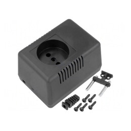 Carcasă Ventilată Alimentator ABS 65.5x92x57mm | Electronic-mag.ro | Componente Electronice