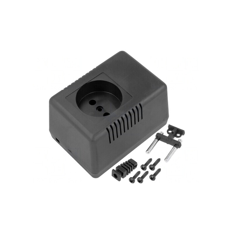 Carcasă Ventilată Alimentator ABS 65.5x92x57mm | Electronic-mag.ro | Componente Electronice