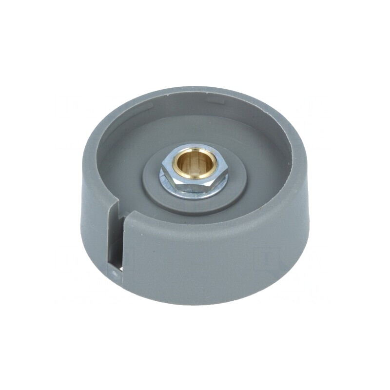 Buton rotativ gri 6mm 40x16mm poliamidă | Electronic-mag.ro | Componente Electronice