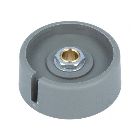 Buton rotativ gri 6mm 40x16mm poliamidă | Electronic-mag.ro | Componente Electronice