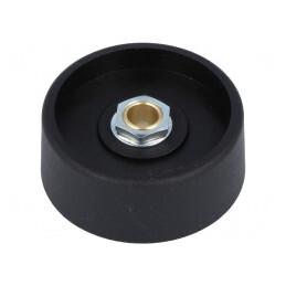 Buton rotativ poliamidă 6mm 40x16mm | Electronic-mag.ro | Componente Electronice