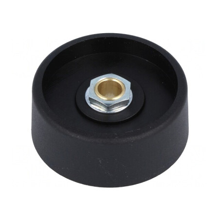 Buton rotativ poliamidă 6mm 40x16mm | Electronic-mag.ro | Componente Electronice