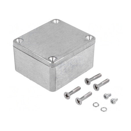 Carcasă Universală Aluminiu 58x64x35mm | Electronic-mag.ro | Componente Electronice