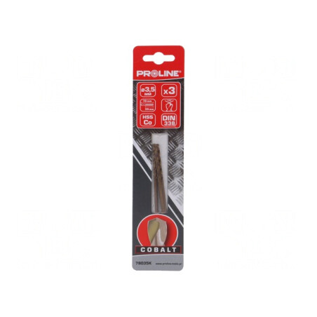 Burghiu Metal 3,5mm HSS-Co 3buc. | Electronic-mag.ro | Componente Electronice