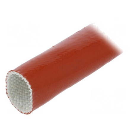 Manșon Electroizolant Fibră de Sticlă Cărămiziu | Electronic-mag.ro | Componente Electronice