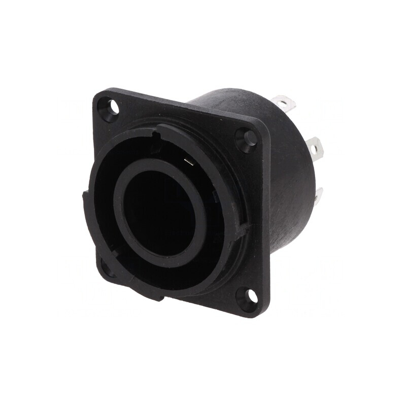 Conector circular 4,8mm lipire 10A 8 pini CLIFFCON | Electronic-mag.ro | Componente Electronice