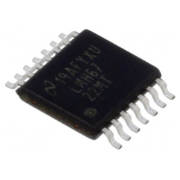 Amplificator Operaţional 400MHz 2 Canale TSSOP14 8-12.5V | Electronic-mag.ro | Componente Electronice