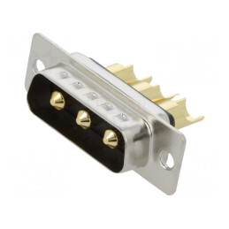 Mufă D-Sub 3 PIN pentru Cablu 240V | Electronic-mag.ro | Componente Electronice
