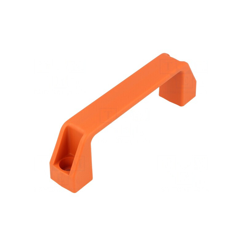 Manetă tehnopolimer portocalie 46mm 160mm 27mm | Electronic-mag.ro | Componente Electronice