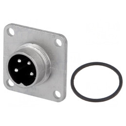 Conector M16 Soclu Tată Lipire 4-PIN 5A 300V IP65 IP67 C091D | Electronic-mag.ro | Componente Electronice