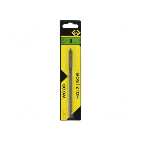 Burghiu lemn 8mm 160mm oțel HSS Flat | Electronic-mag.ro | Componente Electronice