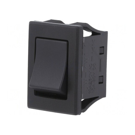 Rocker Switch ON-OFF 10A Black IP67 | Electronic-mag.ro | Componente Electronice