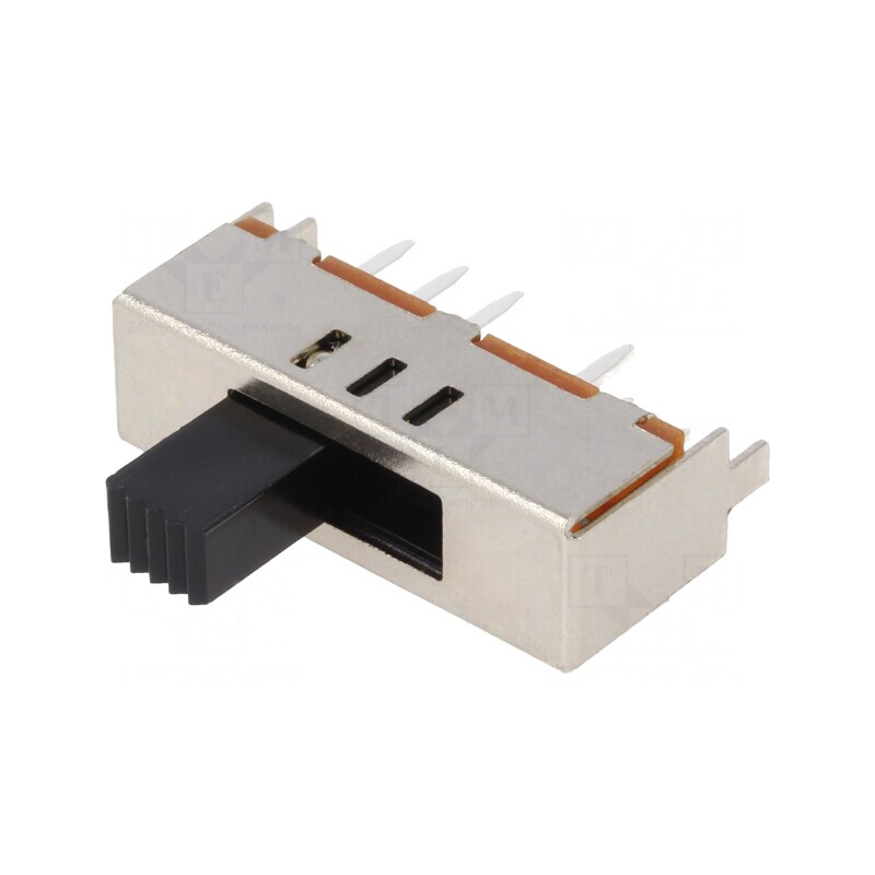 Comutator Glisant 3 Poziții ON-ON-ON 0.35A 30VDC PCB THT | Electronic-mag.ro | Componente Electronice