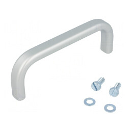 Manetă Aluminiu Gri 39mm x 108mm x 12mm | Electronic-mag.ro | Componente Electronice