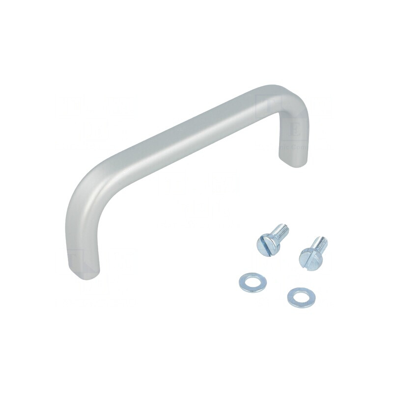 Manetă Aluminiu Gri 39mm x 108mm x 12mm | Electronic-mag.ro | Componente Electronice