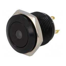 Comutator Anti-Vandalism Galben 2A 36VDC SPST-NO IP65 | Electronic-mag.ro | Componente Electronice