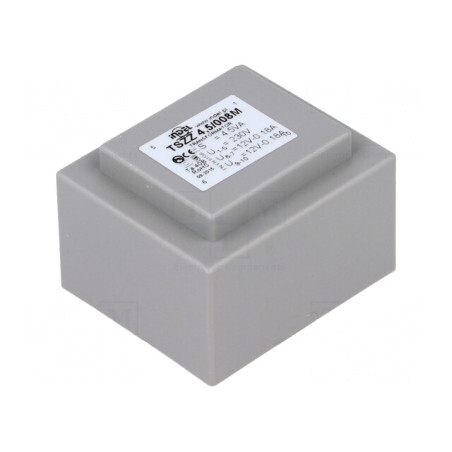 Transformator încapsulat 4,5VA 230V 12V 180mA | Electronic-mag.ro | Componente Electronice
