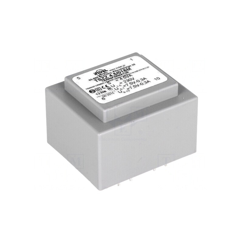 Transformator încapsulat 4,5VA 230V 7,5V 300mA | Electronic-mag.ro | Componente Electronice Transformator încapsulat 4,5VA 230V 7,5V 300mA | Electronic-mag.ro | Componente Electronice