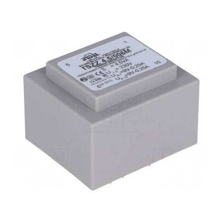 Transformator Încapsulat 4,5VA 230V 9V 250mA PCB | Electronic-mag.ro | Componente Electronice